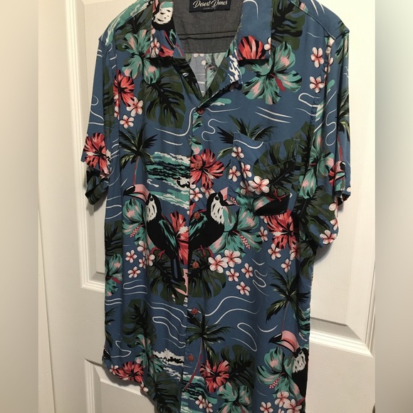 🌺Mens 🌴Tropical 🌴 🌺 Shirt 🦜🌺🌴 - Picture 11 of 13